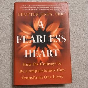 🤩2/$30 A Fearless Heart by Thupten Jinpa - Hardcover Book